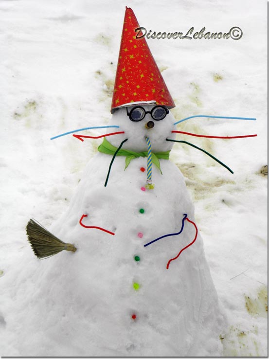 Snow man Zaarour