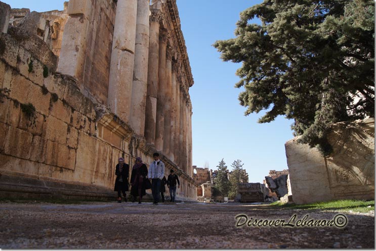 Walking in Baalbeck