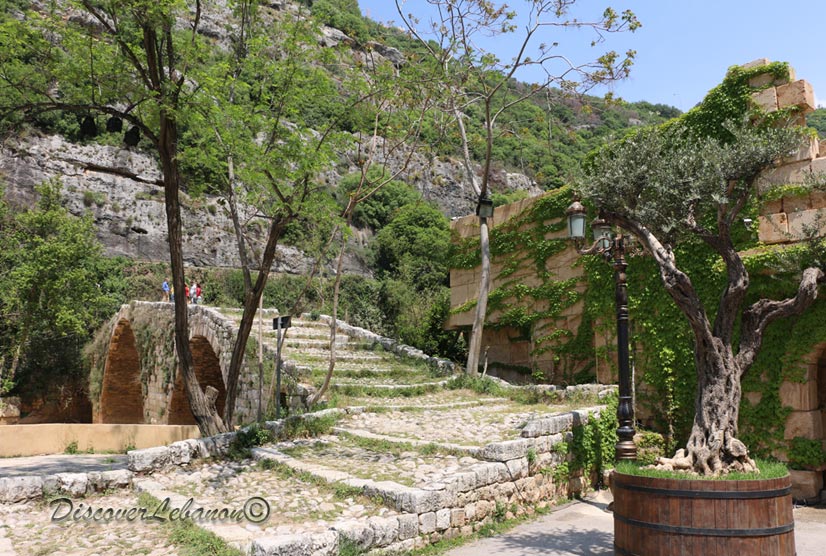 Old bridge dog river