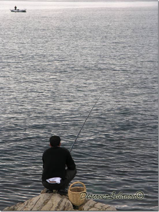Fisherman in Byblos