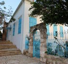 White blue house Jbeil
