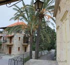 Old houses yellow windows Amchit