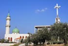 Cross protecting Mosque Kfifane
