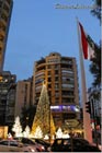 Sassine Square during Christmas