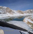 Chabrouh dam under snow