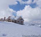 Villa under snow