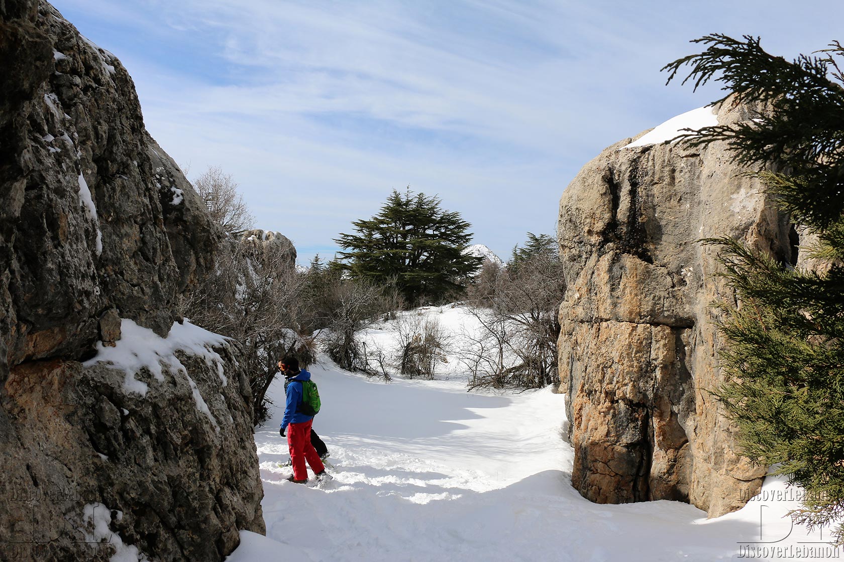 Tannourine reserve Mar Roukoz monastery rocks